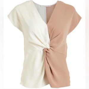 Amanda uprichard front knot top